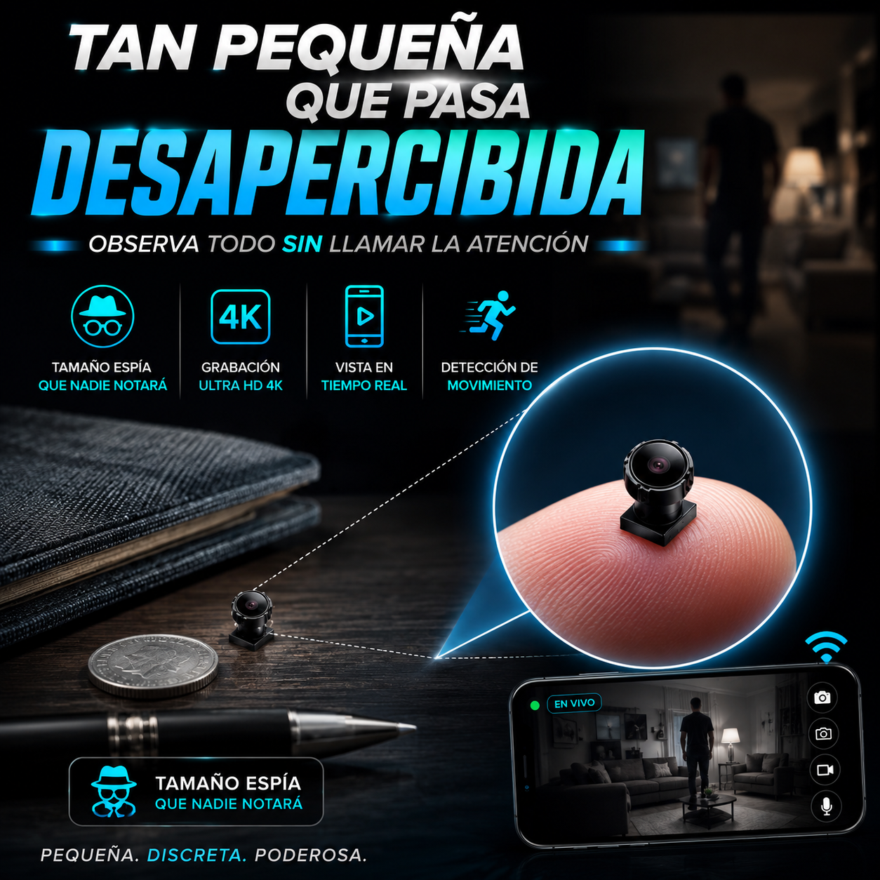 NanoCam Pro®: Vigila todo desde el celular