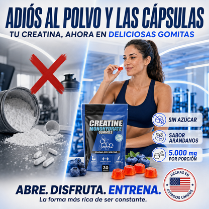 GOMITAS DE CREATINA SIN AZÚCAR