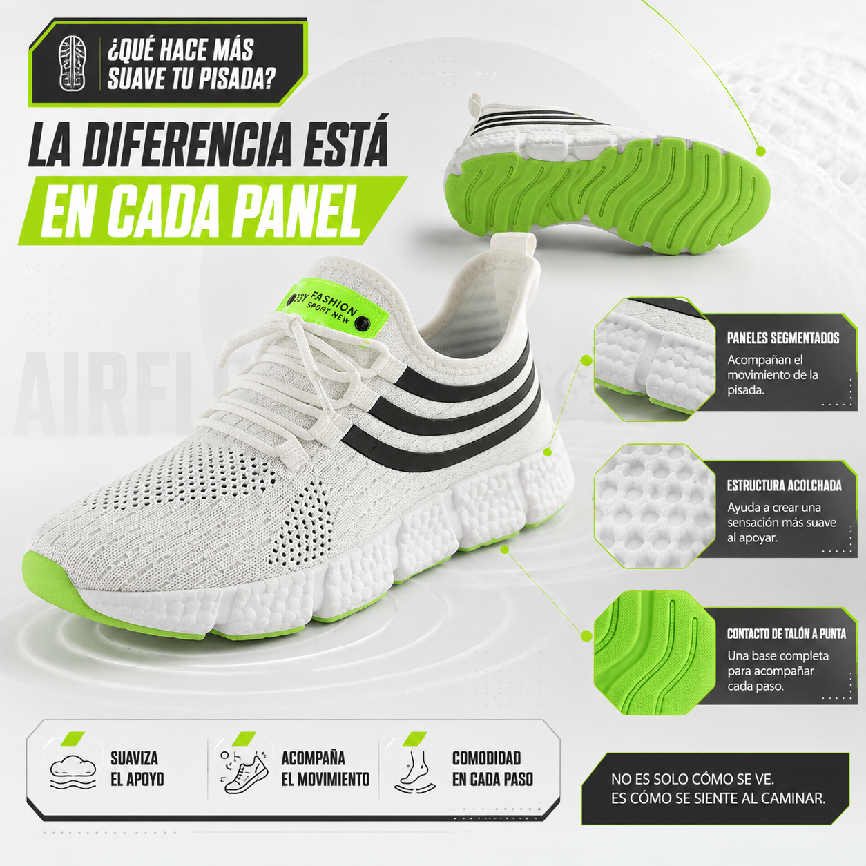 Zapatilla Ergonómica 33Y Airflow®