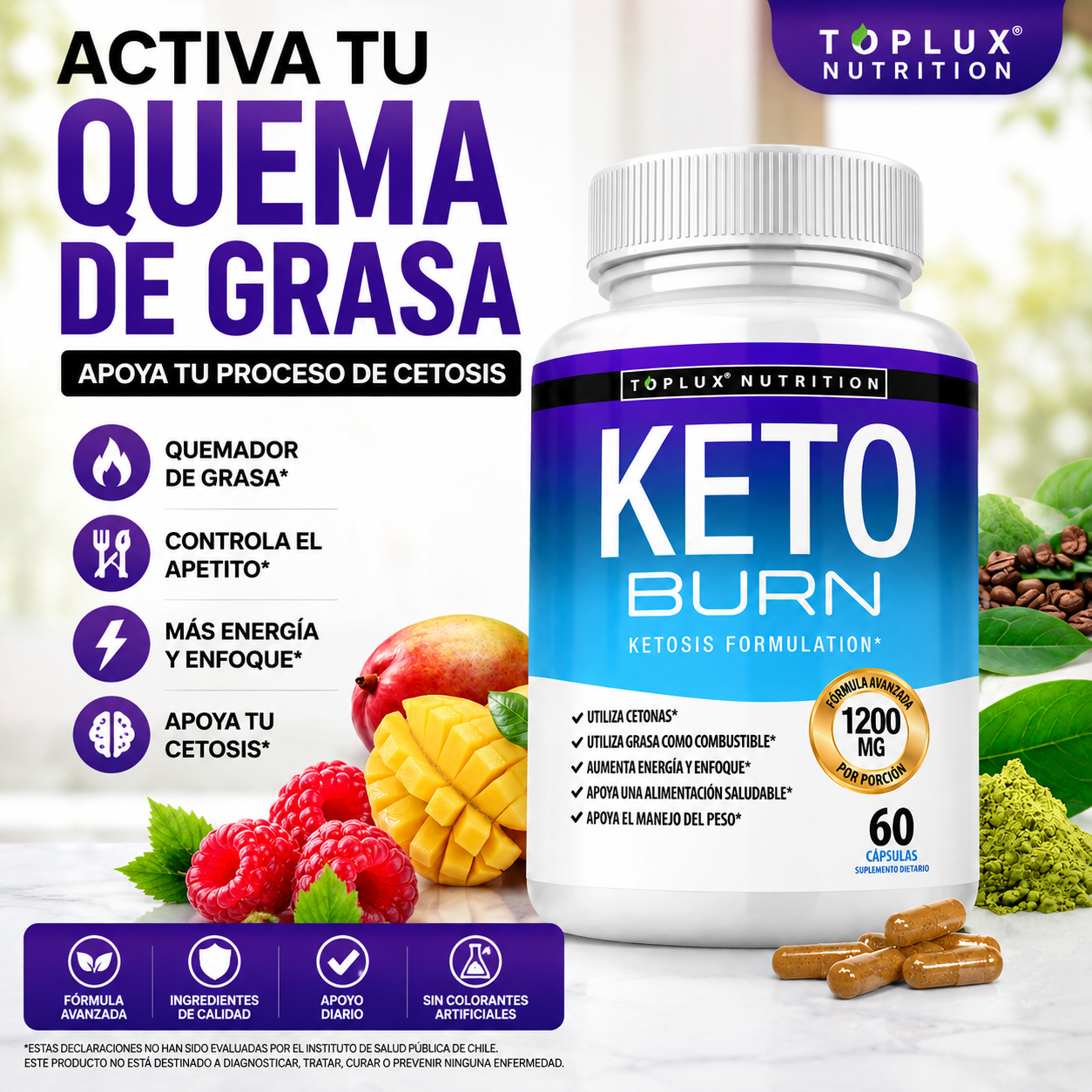 keto burn 60 capsulas