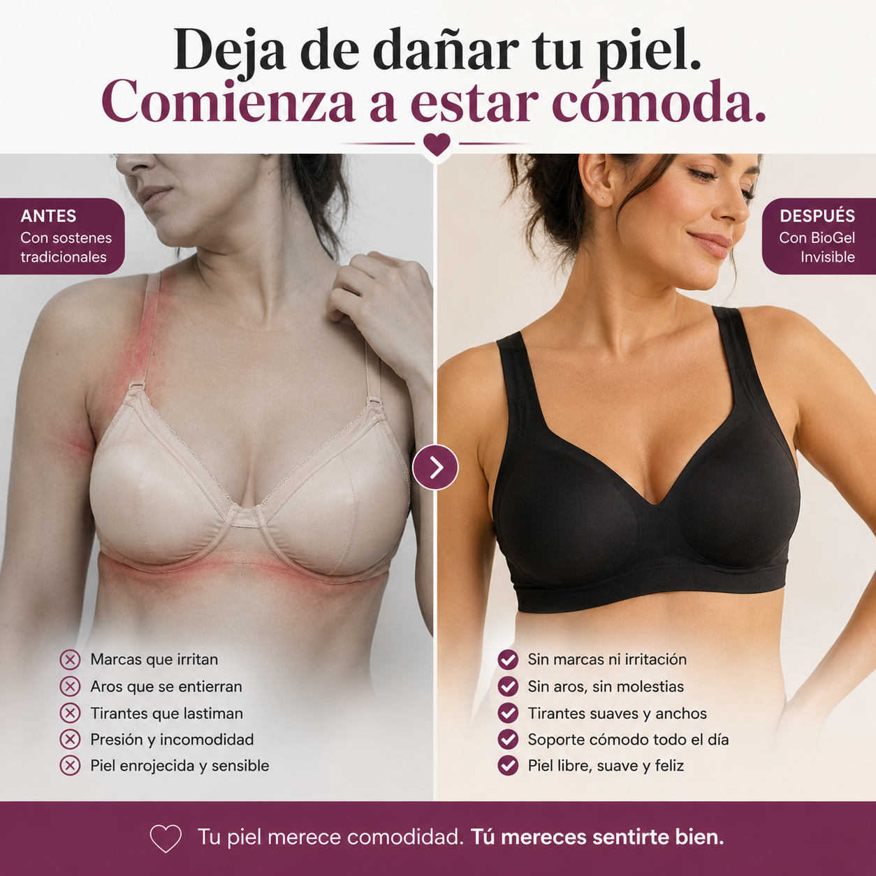 Sostén BioGel Invisible®