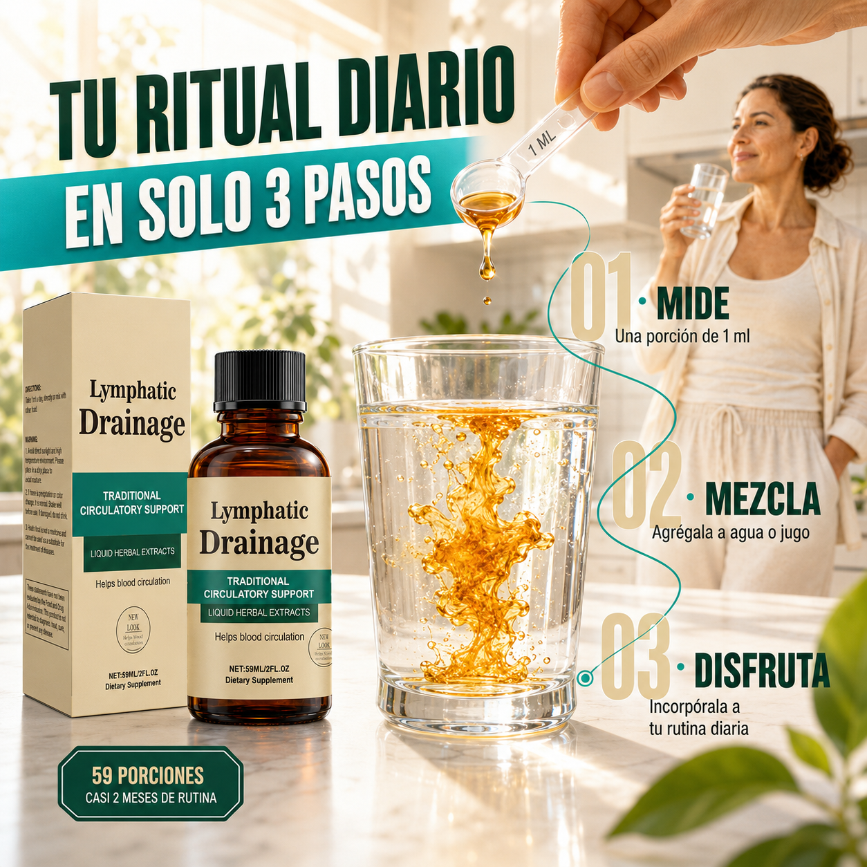 LymphaDrain® Gotas de Drenaje Linfático