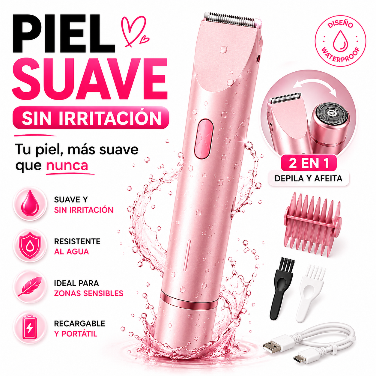 Depiladora Velvet® 2en1