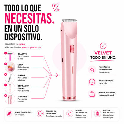 Depiladora Velvet® 2en1
