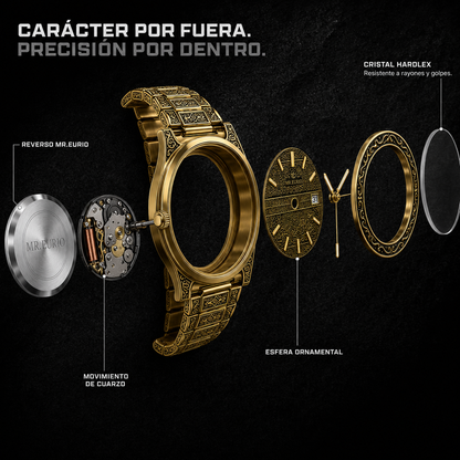 Reloj Mr.Eurio® Gold Dynasty