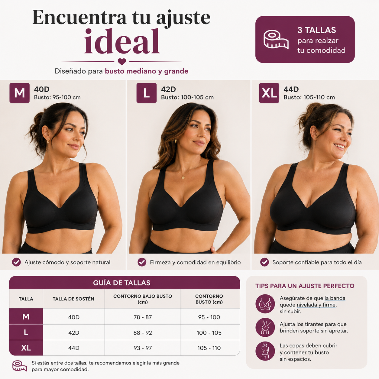Sostén BioGel Invisible®