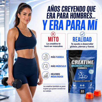 GOMITAS DE CREATINA SIN AZÚCAR