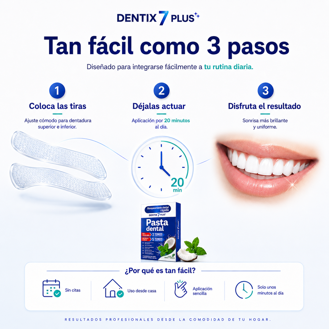 Dentix 7 Plus Tratamiento Blanqueador Dental