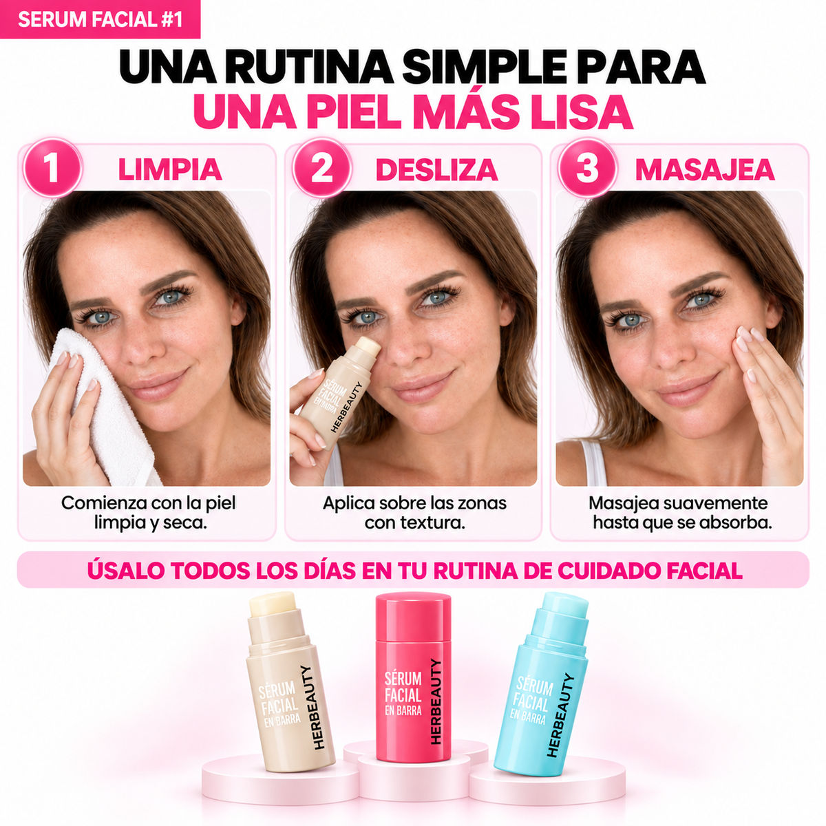 Herbeauty® Sérum Facial Hidratante y Reparador
