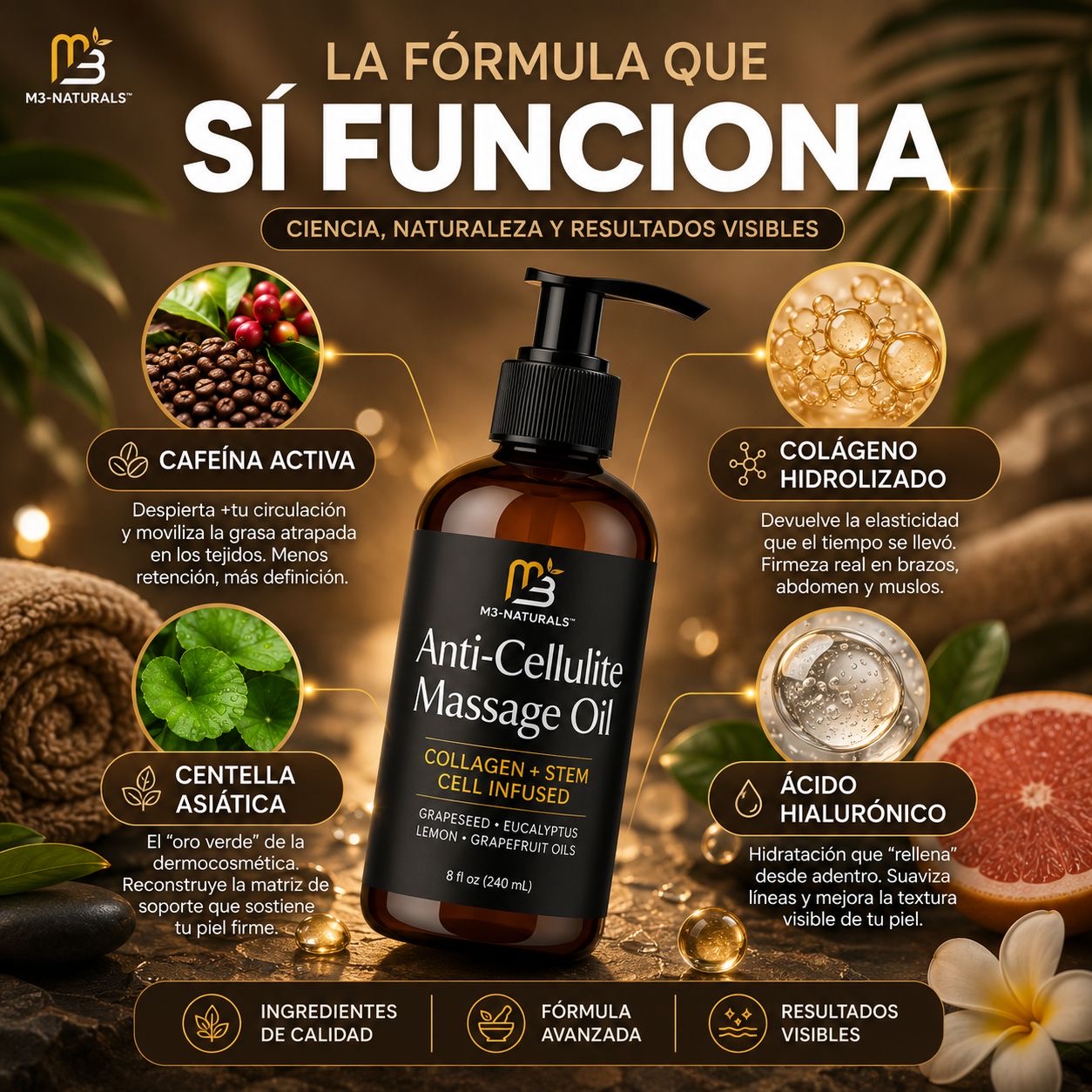 Aceite Reafirmante Anti-Celulitis 240ml