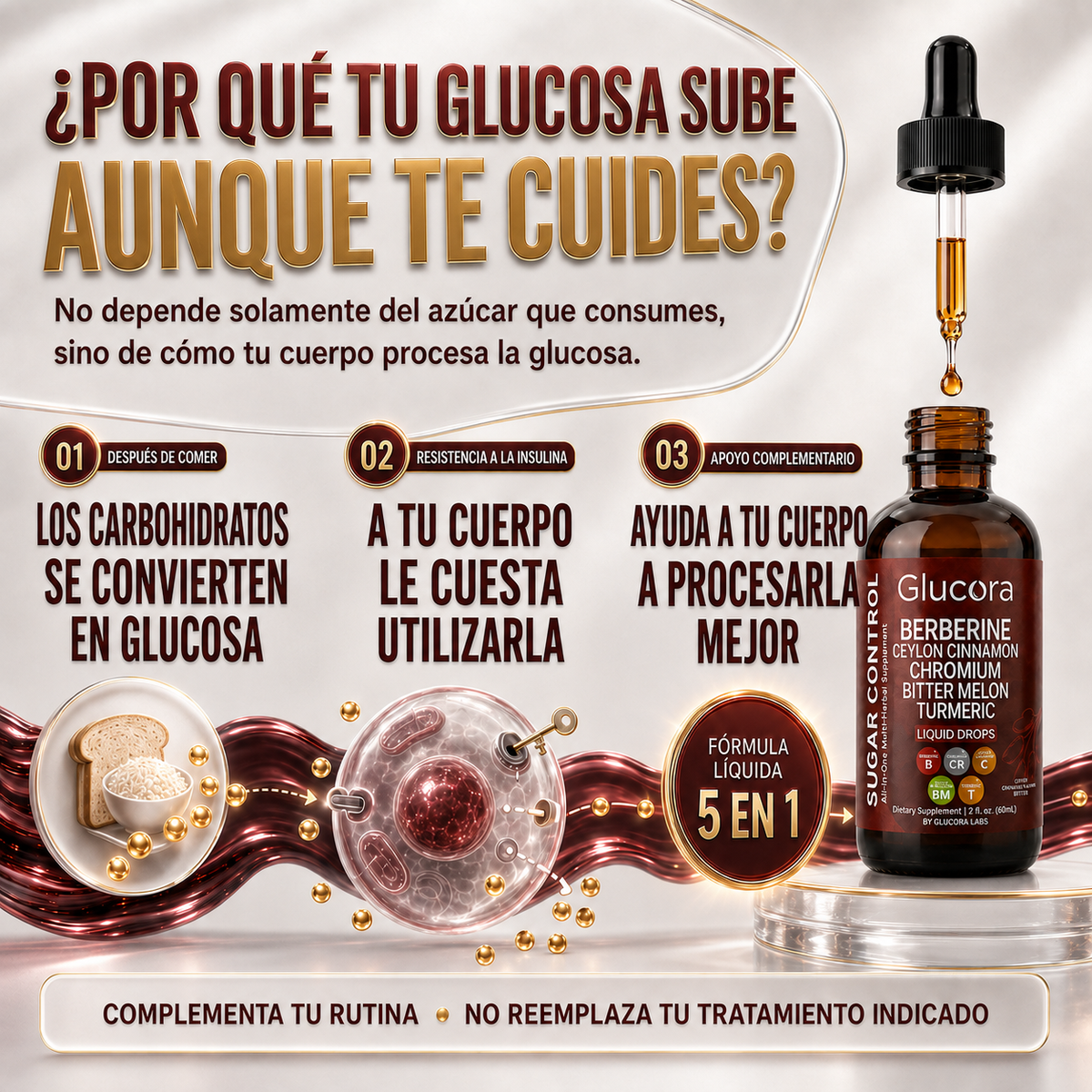 GLUCORA® Fórmula natural para el control del azúcar