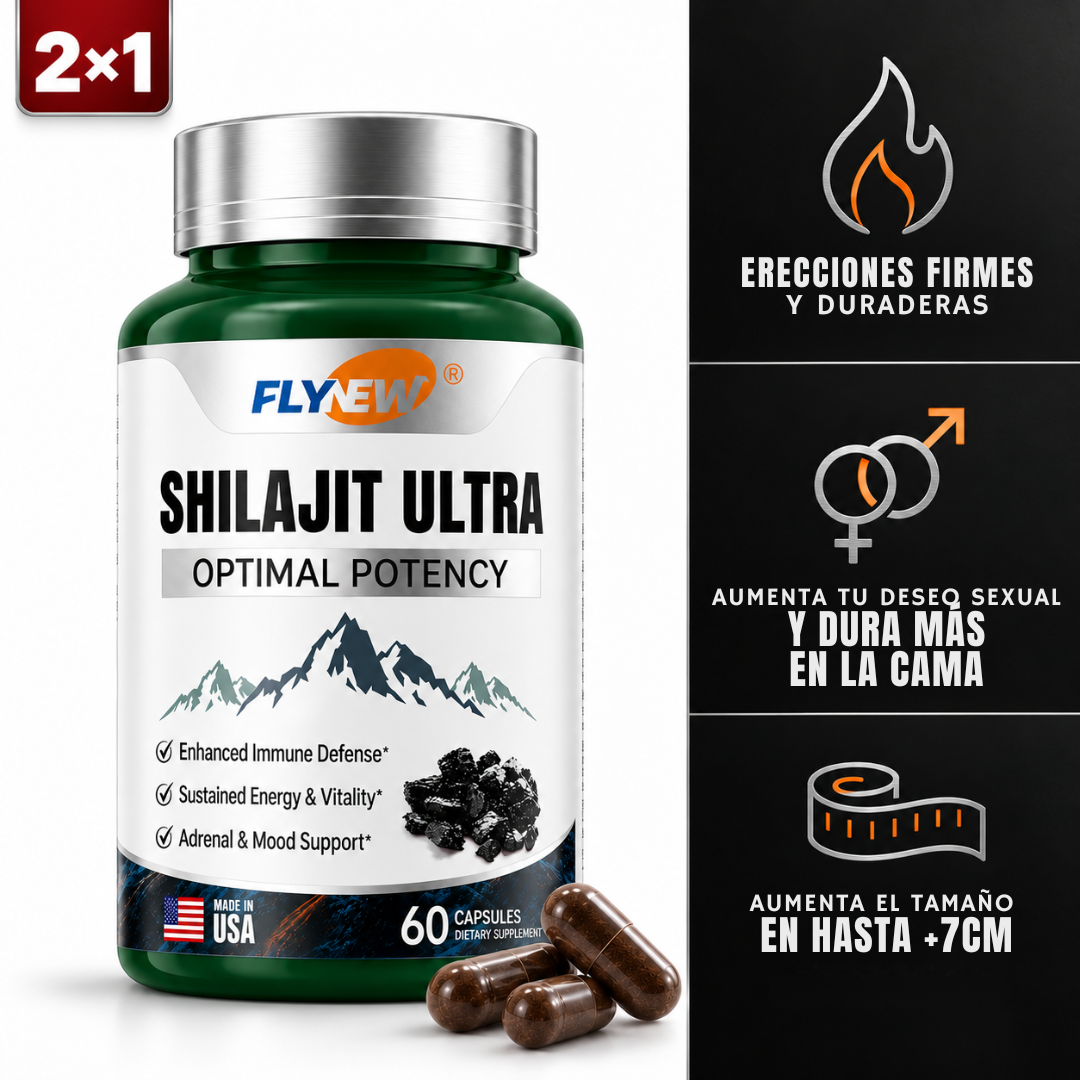 Shilajit Ultra® | Fórmula para Recuperar tus Erecciones