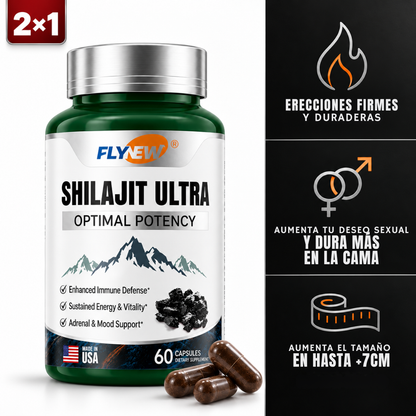 Shilajit Ultra® | Fórmula para Recuperar tus Erecciones