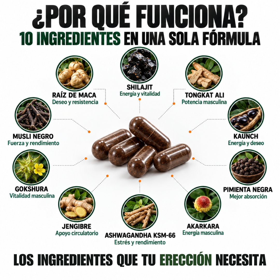 Shilajit Ultra® | Fórmula para Recuperar tus Erecciones