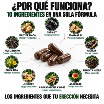 Shilajit Ultra® | Fórmula para Recuperar tus Erecciones