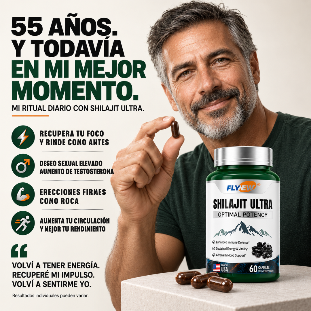 Shilajit Ultra® | Fórmula para Recuperar tus Erecciones