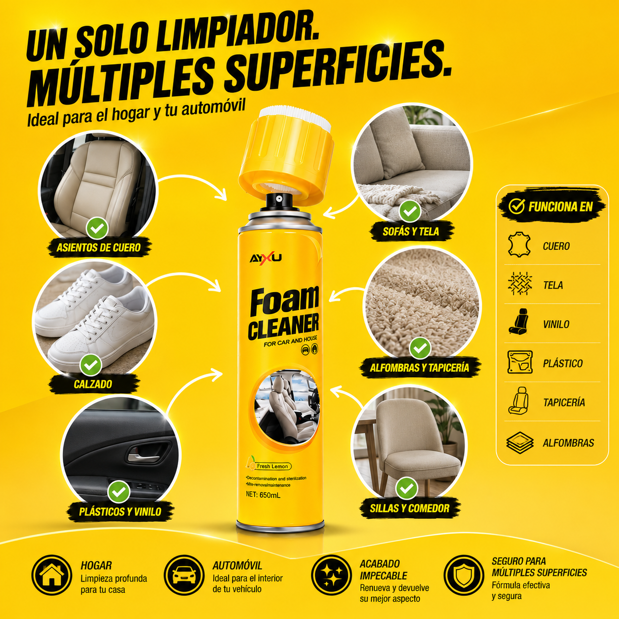FOAM CLEANER® LIMPIADOR EN ESPUMA