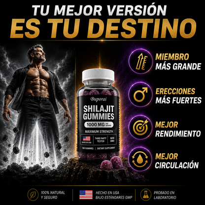 Gomitas de Shilajit Buporai 1000MG