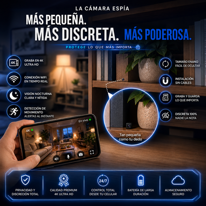 NanoCam Pro®: Vigila todo desde el celular