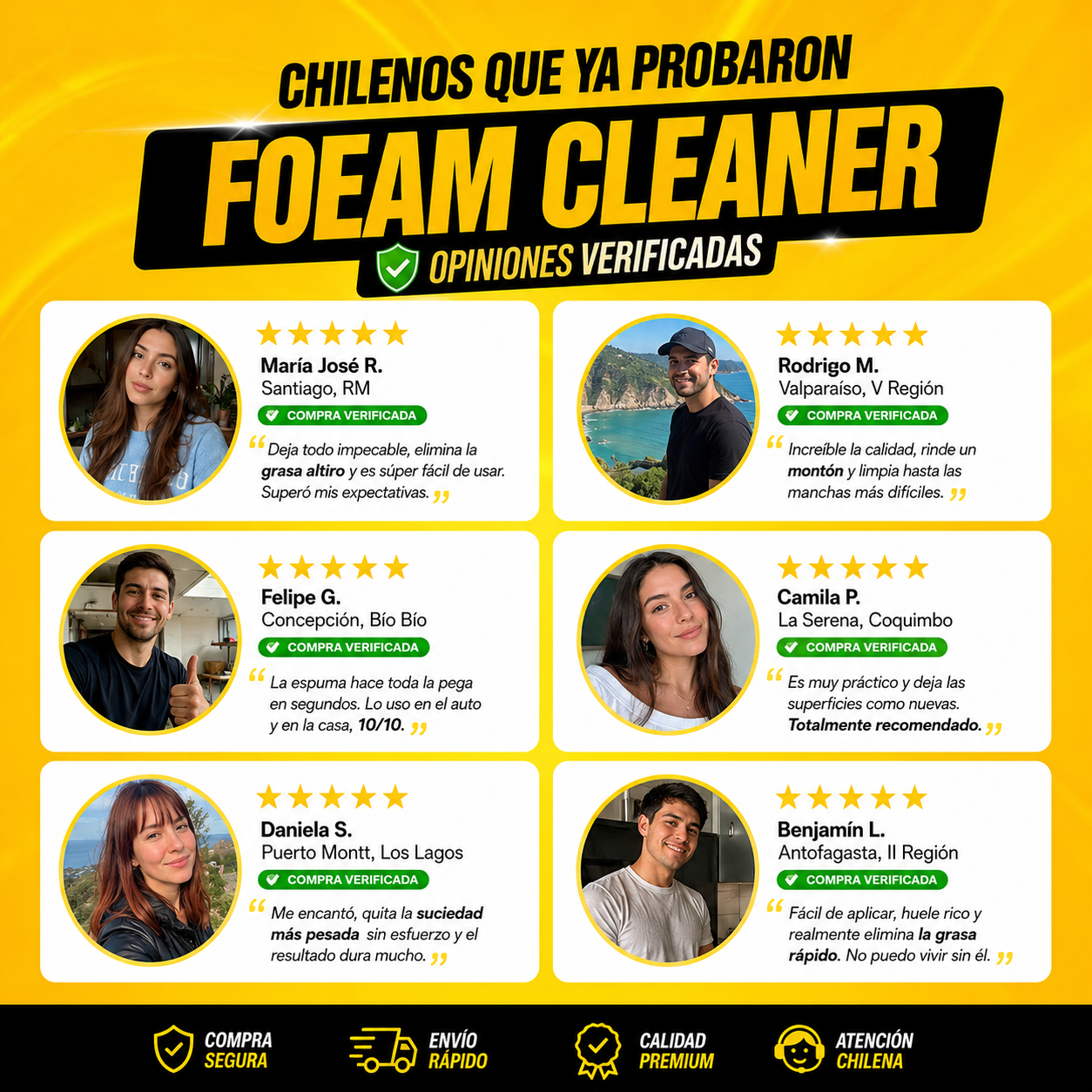 FOAM CLEANER® LIMPIADOR EN ESPUMA