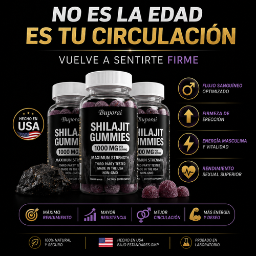 Gomitas de Shilajit Buporai 1000MG
