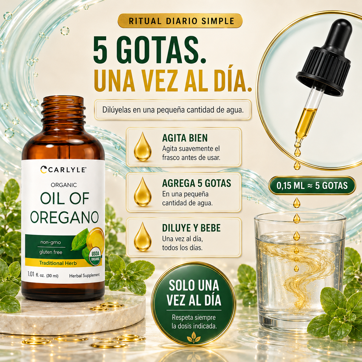 Aceite de Orégano CARLYLE® 30ml