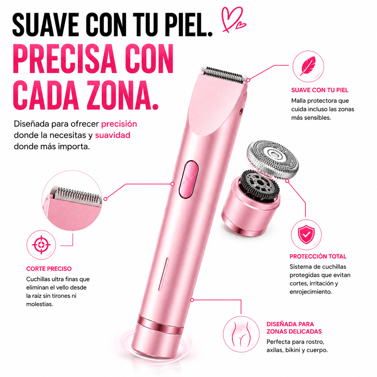 Depiladora Velvet® 2en1
