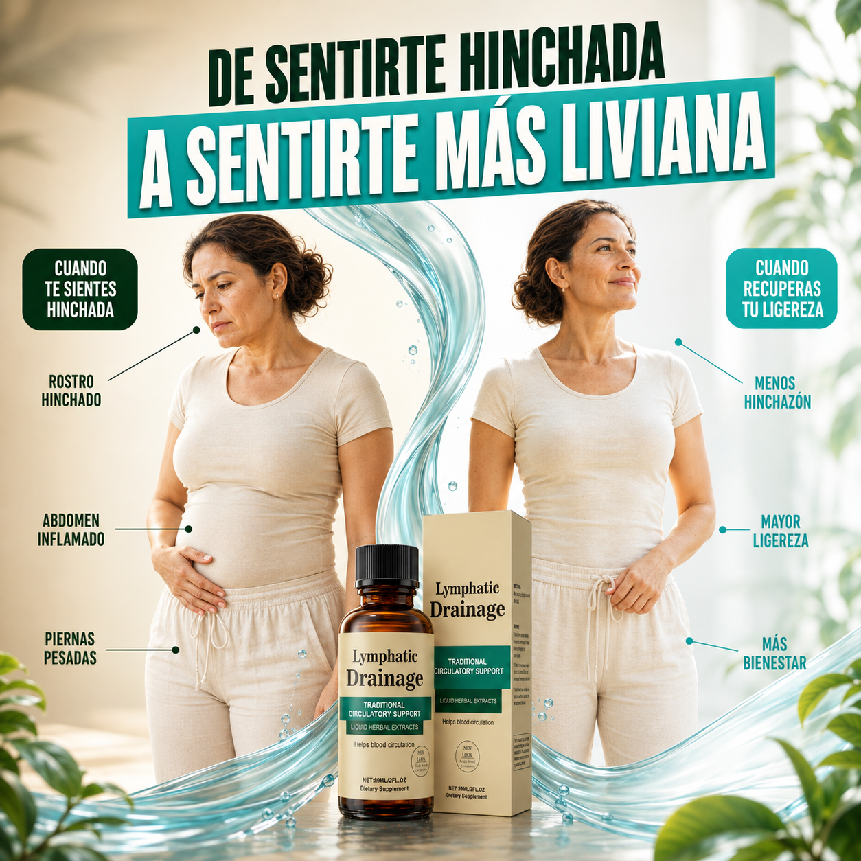 LymphaDrain® Gotas de Drenaje Linfático
