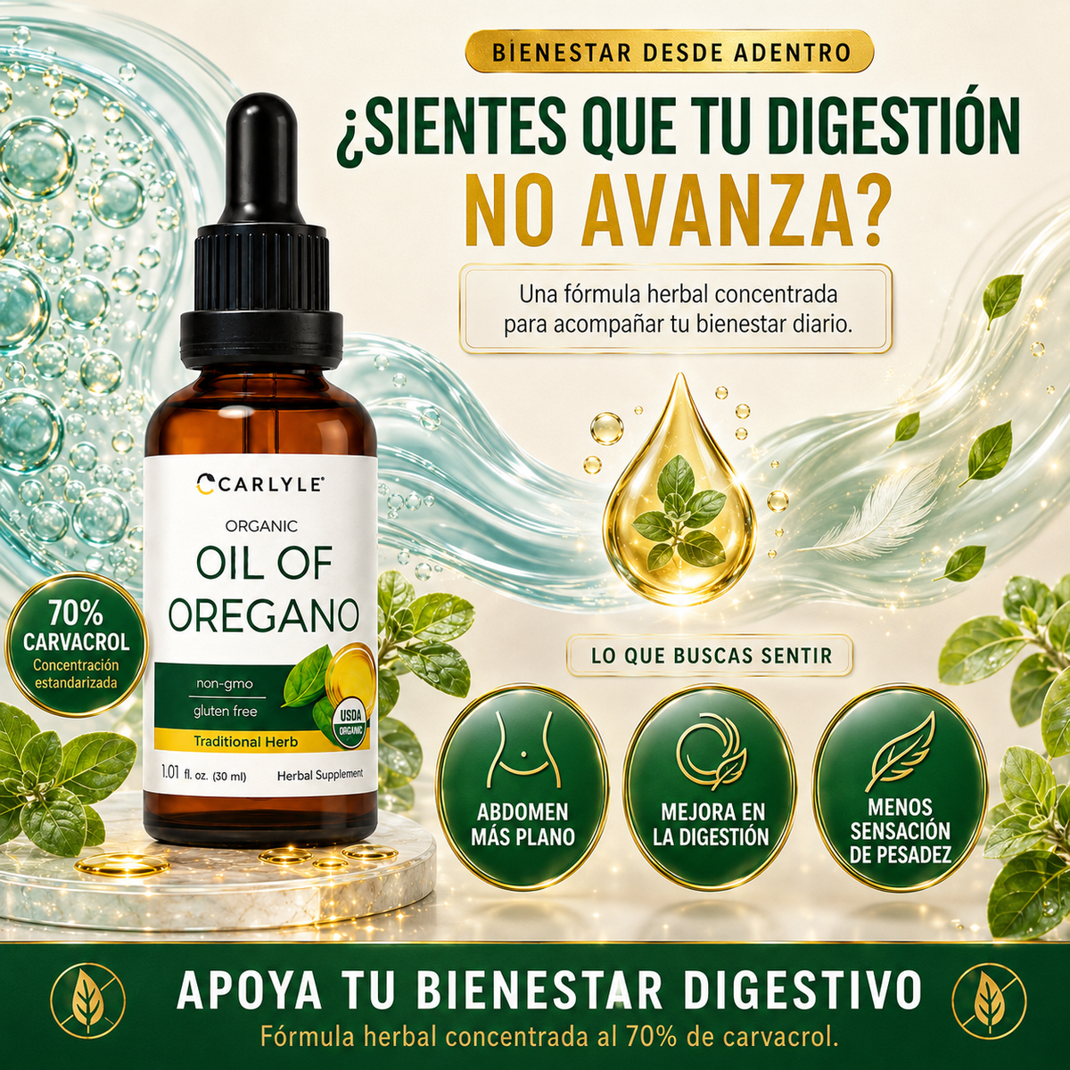 Aceite de Orégano CARLYLE® 30ml