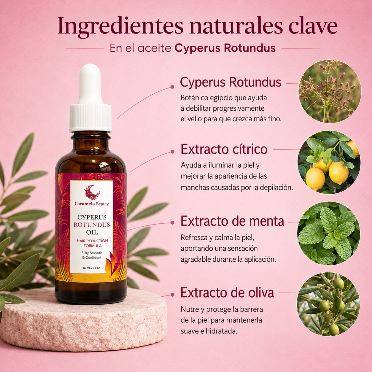 Aceite Anti-Vello Cyperus Rotundus®